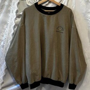 Antigua Olive Green Crewneck Sweatshirt